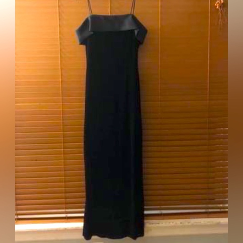 Black Floor Length Formal Dress- Size 12